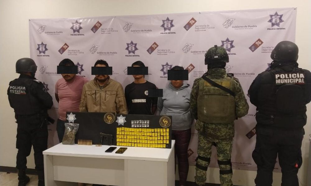 Detienen a banda de narcovendedores en Tehuacán