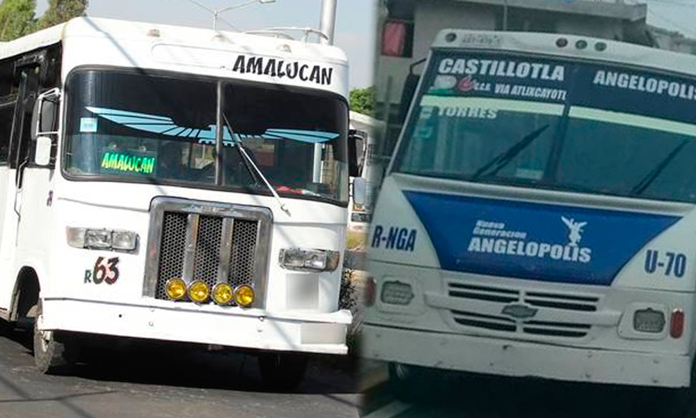Asaltan a otras dos unidades de transporte Público en Puebla
