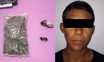 Detienen a sujeto con marihuana en Chietla