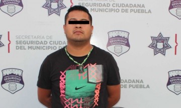 El detenido quedó a disposición del agente del Ministerio Público.