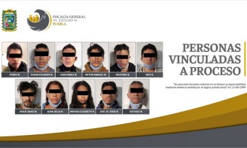 Detienen a 11 con más de 100 dosis de droga en Popular Castillotla