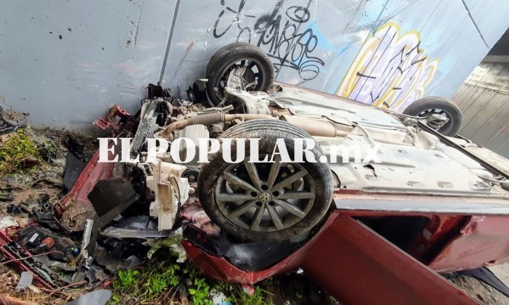 Automovilista Muere Al Volcar Y Caer De Puente En San Andrés Cholula