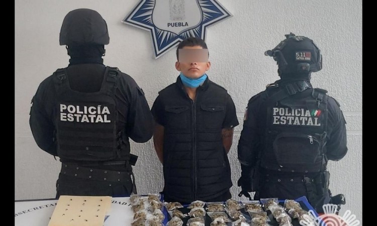 Policía Estatal arresta a presunto asaltante en Izúcar