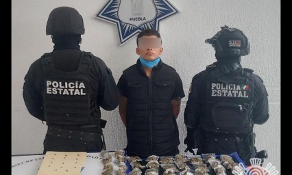 Policía Estatal arresta a presunto asaltante en Izúcar
