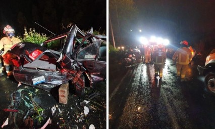 Mujer muere prensada por choque en bulevar Cadete Vicente Suárez 