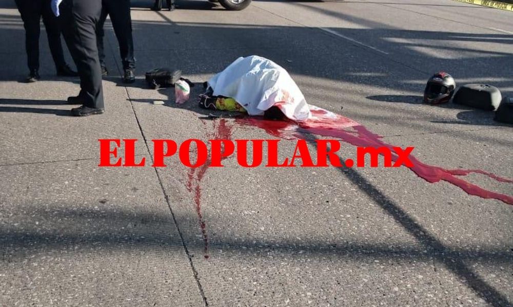 Motociclista muere por choque con taxi en Parque Industrial Puebla 2000