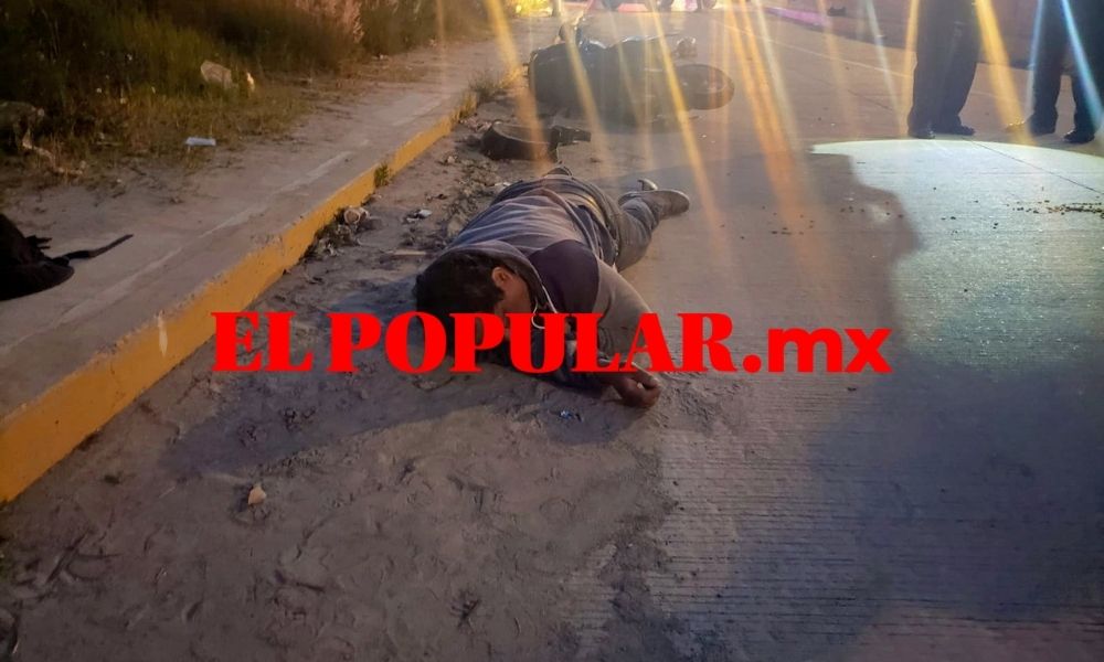 Motociclista muere por choque en la colonia San José Mayorazgo