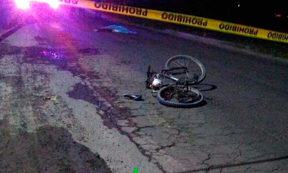 Iba en su bici en Acatzingo pero muere atropellado