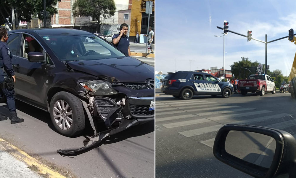 Ocurren dos choques de patrullas sobre el bulevar 5 de Mayo