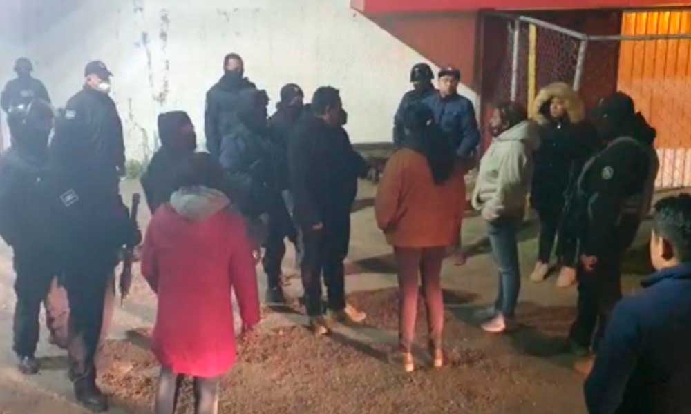 Aseguran a 7 personas que intentaban liberar a 4 detenidos en Texmelucan