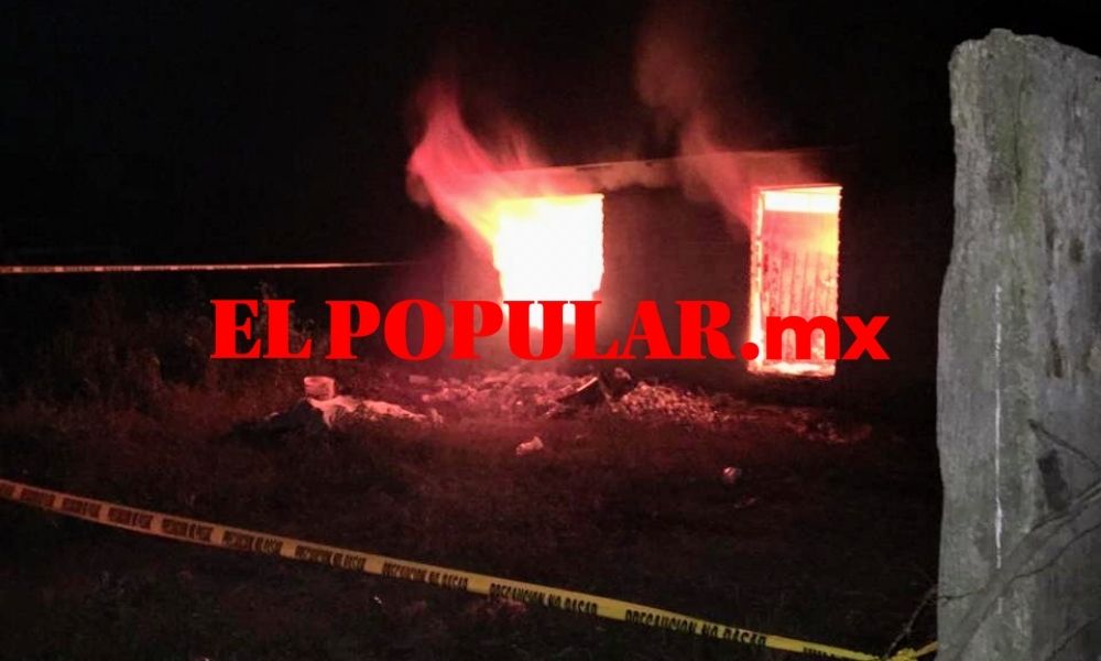 Adulto mayor muere en incendio en el municipio de Cañada Morelos
