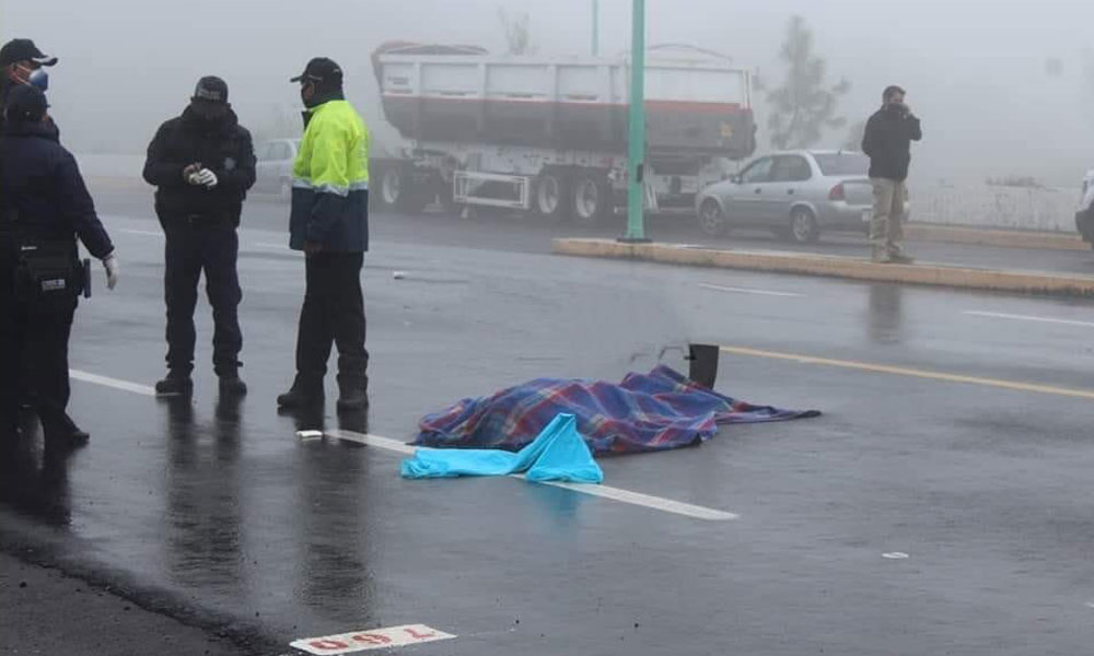Atropellan a hombre en autopista Teziutlán-Virreyes