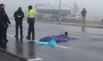 Atropellan a hombre en autopista Teziutlán-Virreyes
