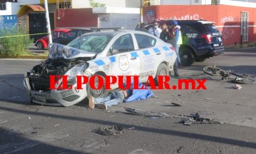 Fallece ciclista en percance vehicular por  traumatismo craneocefálico en la junta auxiliar de San Baltazar Campeche