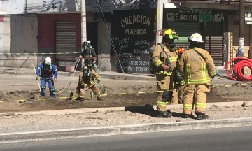 Fuga de gas en Mercado Morelos