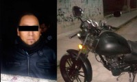 Sobrino de regidor en Altepexi manejaba moto robada