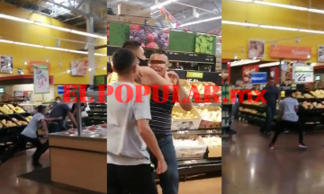 Presunto ladrón detenido y golpeado por clientes de Walmart