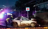 Policía Auxiliar fallece tras chocar sobre la México-Tuxpan