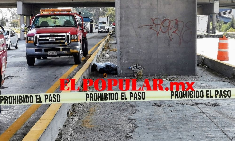  Hombre muere atropellado en la autopista México-Puebla a la altura del puente de La María