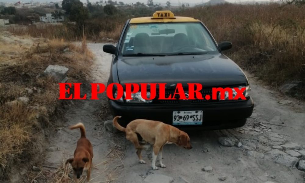 Asaltan a taxista, le roban unidad y la desvalijan en la colonia Santa Lucía al sur de la ciudad de Puebla