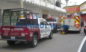 La zona fue resguardada por elementos de seguridad pública.