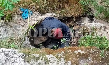 Aparece un cadáver en barranco de Amozoc