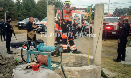 Hombre ebrio muere al caer en pozo