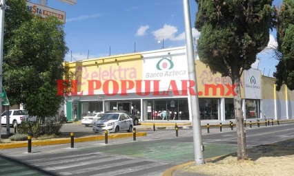 ¡Sin armas! Roban teléfonos de tienda Elektra en la colonia Amor 