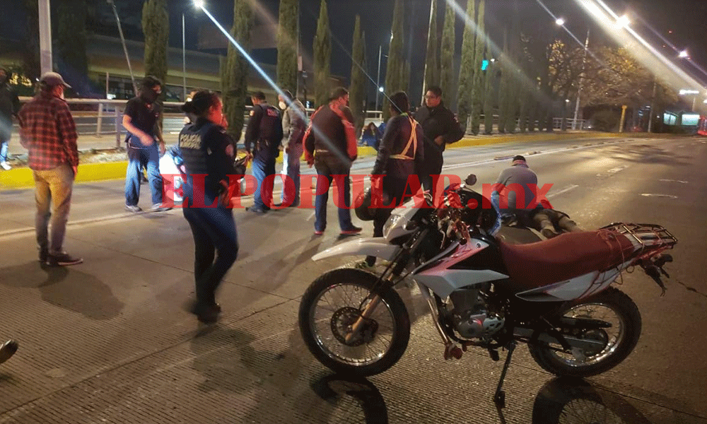 Cuatro lesionados por choque de motos 