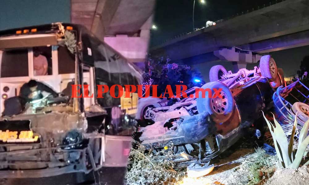 Choque múltiple en autopista México - Puebla deja 15 lesionados