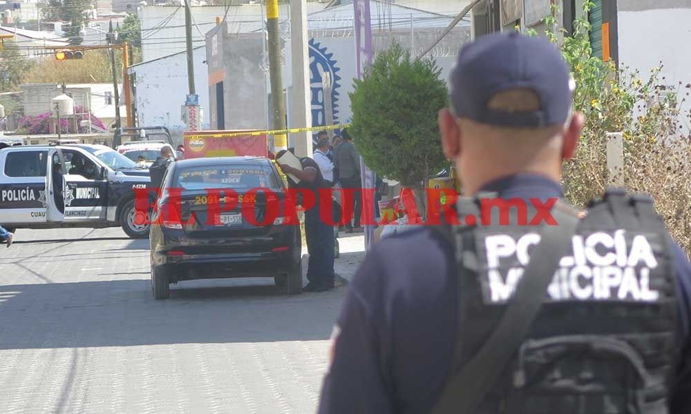 Ejecutan a taxista en aparente ataque directo en Cuautlancingo