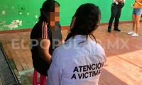 María fue golpeada por su pareja en el #8M, en el centro de Puebla