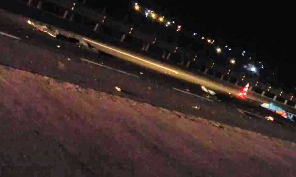 Muere motociclista en la Puebla-Orizaba, lo arrolló un auto