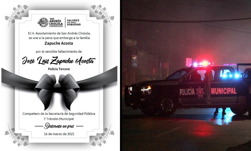 Muere policía municipal de San Andrés Cholula; fue atropellado en Calzada Zaragoza