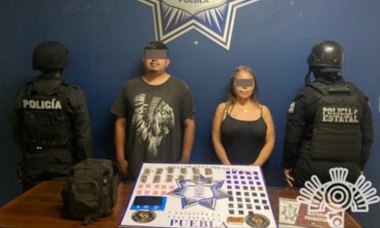 Aseguran a presunta líder de banda delictiva en Atlixco