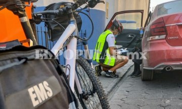 Atropellan a mujer en el Centro Histórico; todo quedó en el susto 