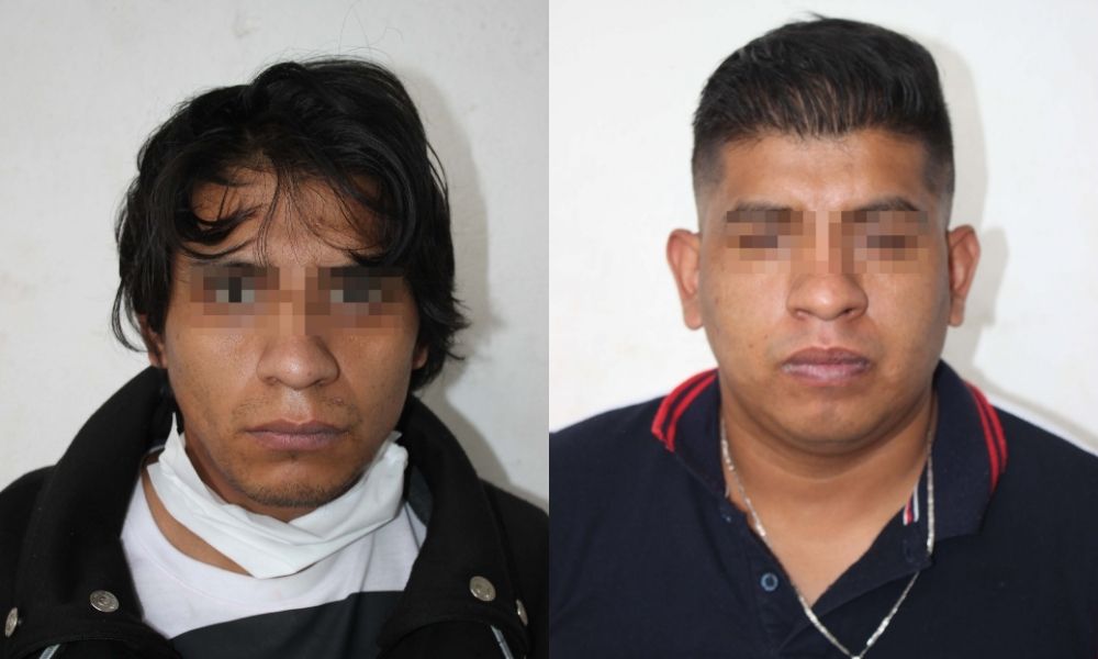 Capturan a dos presuntos narcomenudistas en Puebla