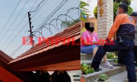 Mujer resulta lesionada al tocar cerca eléctrica en el fraccionamiento Villa Satélite Calera