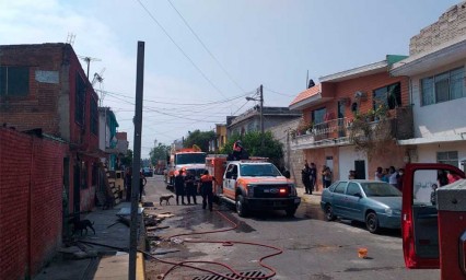 Ocurre incendio en casa habitación en la colonia Naciones Unidas