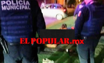 Dejan como “Santo Cristo” a presunto asaltante en la junta auxiliar de San Felipe Hueyotlipan