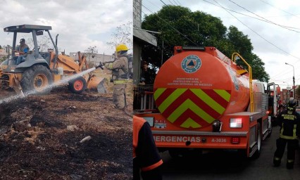 En una hora ocurren dos incendios y un conato en Puebla capital