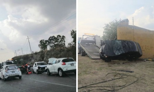 Se registran dos percances vehiculares sobre el Periférico Ecológico 