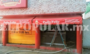 Incendio en una rosticería deja daños materiales en la avenida Vicente Guerrero y la calle Narciso Mendoza