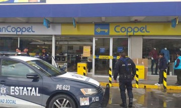 Asaltan Coppel de Amozoc, no hubo detenidos 