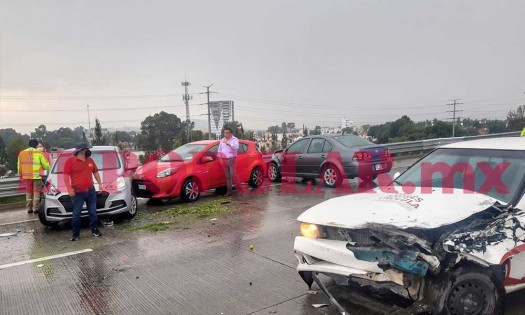 De nueva cuenta ocurre choque múltiple en Periférico 