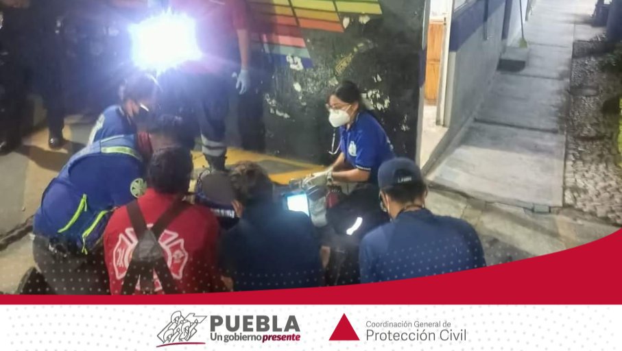 Exploción en San Pedro Cholula