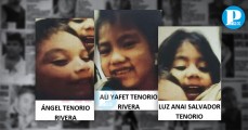 Buscan a los menores Luz Anai Salvador Tenorio, Ali Yafet y Ángel Tenorio Rivera