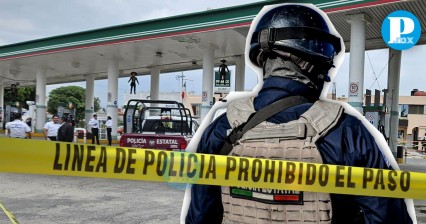 Ataca a su expareja en gasolinera “La Garita”; policías frustran el feminicidio 