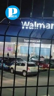 Balacera deja un muerto en estacionamiento de Walmart Las Ánimas