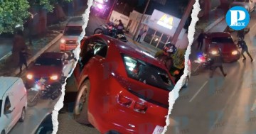 Persecución del Camaro rojo en Puebla deja dos heridos y un detenido